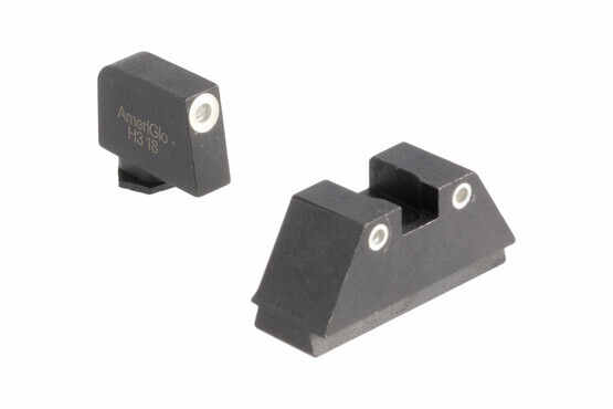 AmeriGlo suppressor height night sights with white outline are the perfect addition to your red dot equipped Glock.